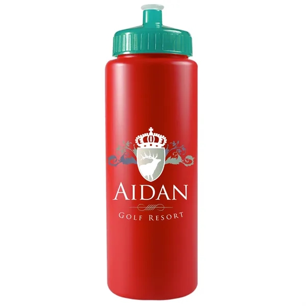 32 oz sports bottle with push pull cap.... from ASI 40480 Koozie Group