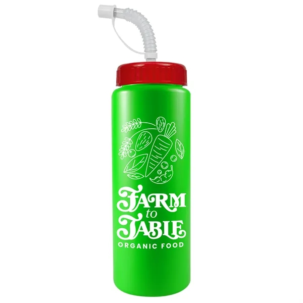 32 Oz. Sports Bottle W/ Straw Cap... from ASI 40480 Koozie Group