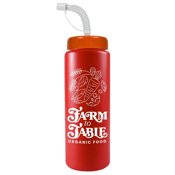 32 Oz. Sports Bottle W/ Straw Cap... from ASI 40480 Koozie Group
