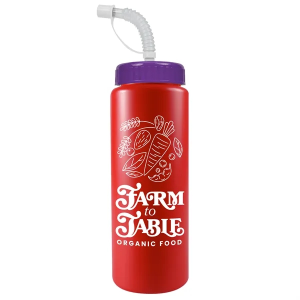 32 Oz. Sports Bottle W/ Straw Cap... from ASI 40480 Koozie Group