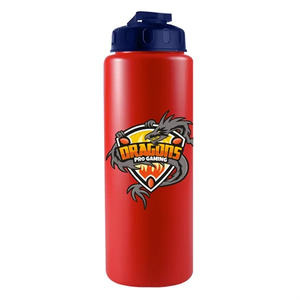 The Sports Quart USA Flip lid - 32 oz Sports Bottle... from ASI 40480 Koozie Group
