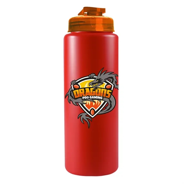 The Sports Quart USA Flip lid - 32 oz Sports Bottle... from ASI 40480 Koozie Group