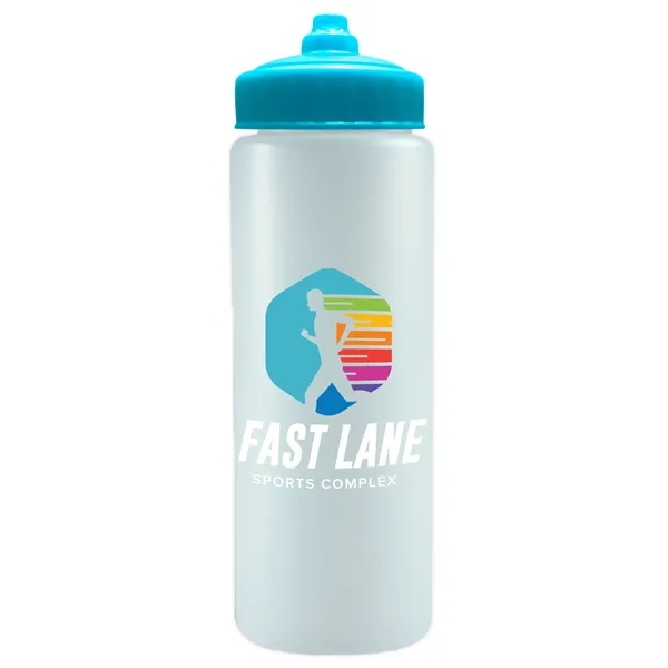 The Sports Quart - 32 oz. Sports Bottle. Hands-free valve lid... from ASI 40480 Koozie Group
