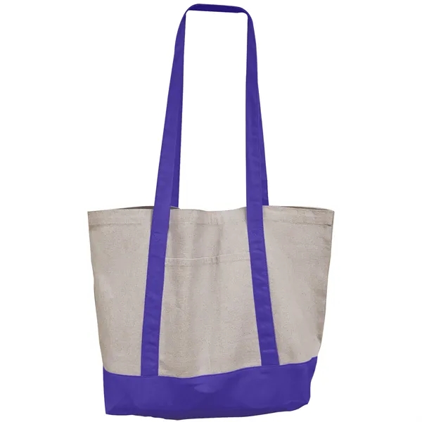 20.5" W x 13" H x 7" D Cotton Tote Bag... from ASI 40480 Koozie Group
