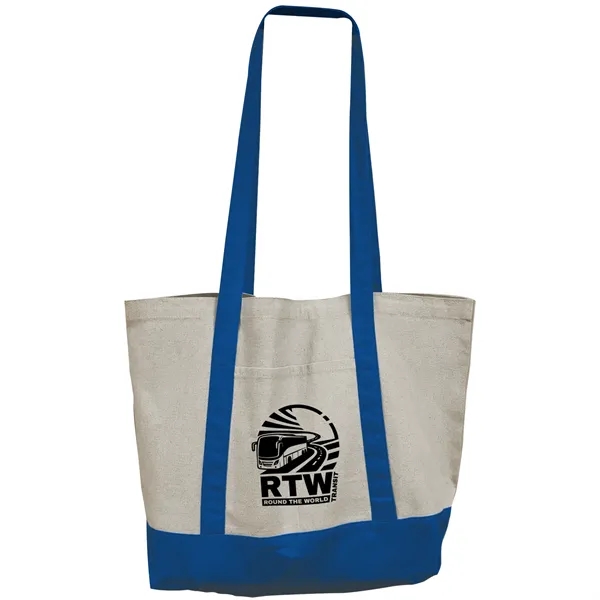 20.5" W x 13" H x 7" D Cotton Tote Bag... from ASI 40480 Koozie Group