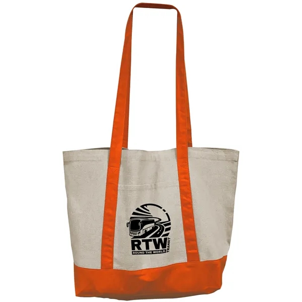 20.5" W x 13" H x 7" D Cotton Tote Bag... from ASI 40480 Koozie Group