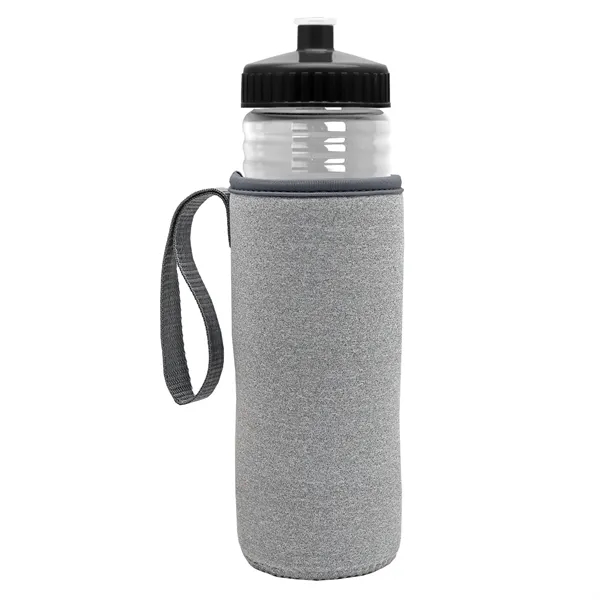 24 oz. Sports Bottle & Caddy - Push-Pull Lid... from ASI 40480 Koozie Group