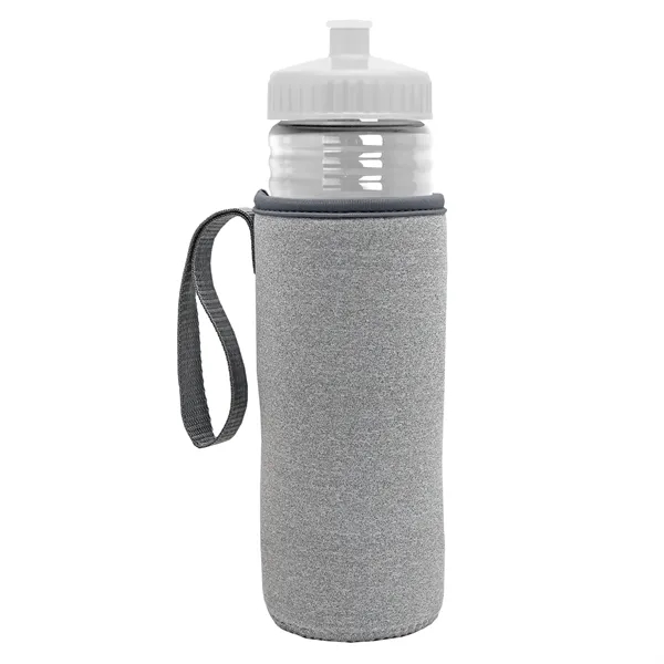 24 oz. Sports Bottle & Caddy - Push-Pull Lid... from ASI 40480 Koozie Group