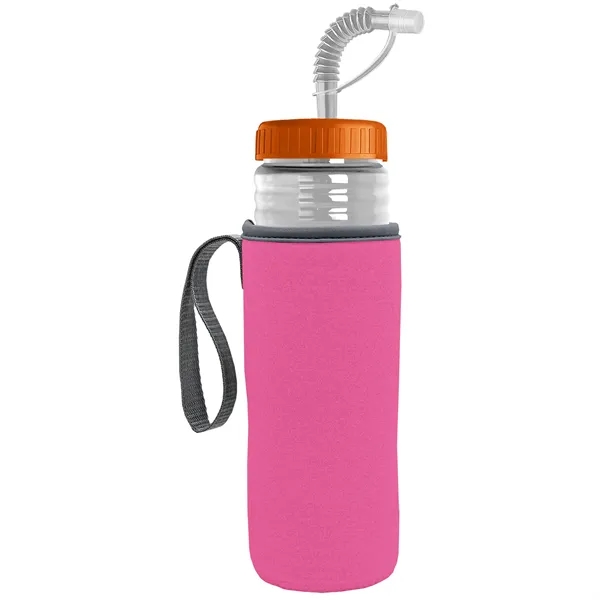 Garyline® Lifeguard Bottle with Straw Lid and Insulated C...... from ASI 40480 Koozie Group