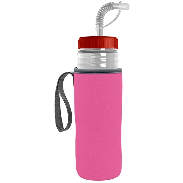 Garyline® Lifeguard Bottle with Straw Lid and Insulated C...... from ASI 40480 Koozie Group