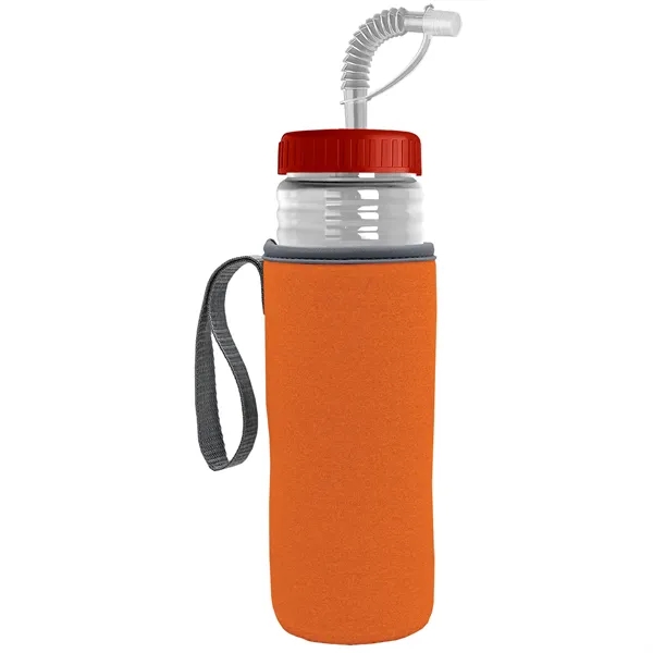 Garyline® Lifeguard Bottle with Straw Lid and Insulated C...... from ASI 40480 Koozie Group
