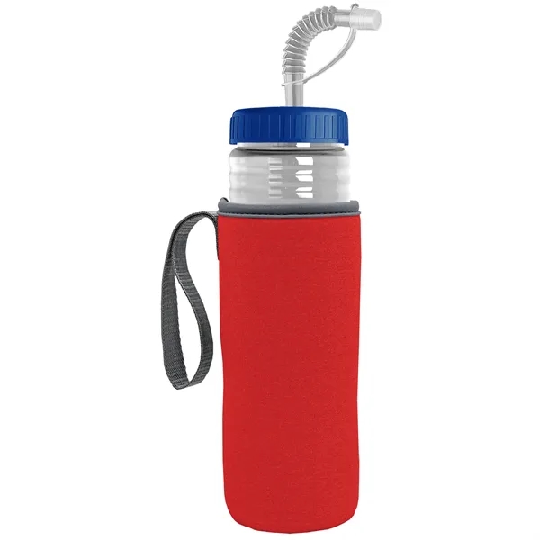 Garyline® Lifeguard Bottle with Straw Lid and Insulated C...... from ASI 40480 Koozie Group