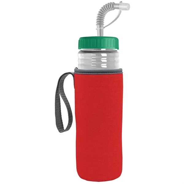 Garyline® Lifeguard Bottle with Straw Lid and Insulated C...... from ASI 40480 Koozie Group