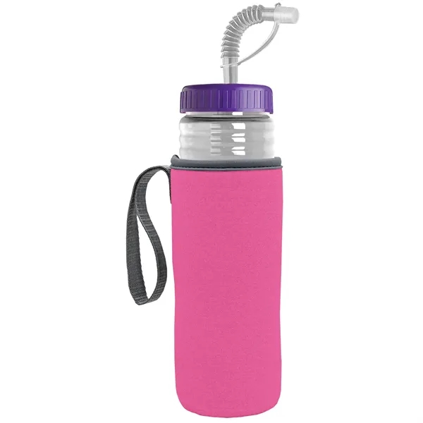Garyline® Lifeguard Bottle with Straw Lid and Insulated C...... from ASI 40480 Koozie Group