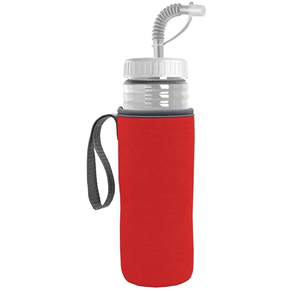 Garyline® Lifeguard Bottle with Straw Lid and Insulated C...... from ASI 40480 Koozie Group