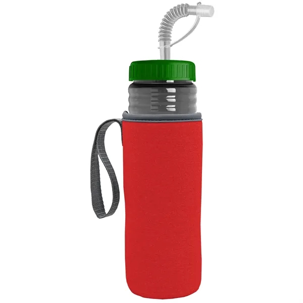 Garyline® Lifeguard Bottle with Straw Lid and Insulated C...... from ASI 40480 Koozie Group