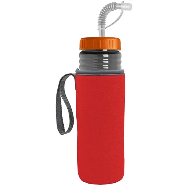 Garyline® Lifeguard Bottle with Straw Lid and Insulated C...... from ASI 40480 Koozie Group