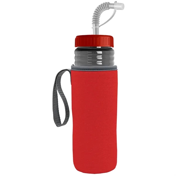 Garyline® Lifeguard Bottle with Straw Lid and Insulated C...... from ASI 40480 Koozie Group
