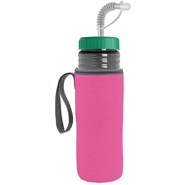 Garyline® Lifeguard Bottle with Straw Lid and Insulated C...... from ASI 40480 Koozie Group