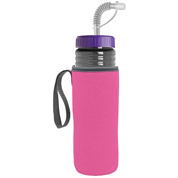 Garyline® Lifeguard Bottle with Straw Lid and Insulated C...... from ASI 40480 Koozie Group