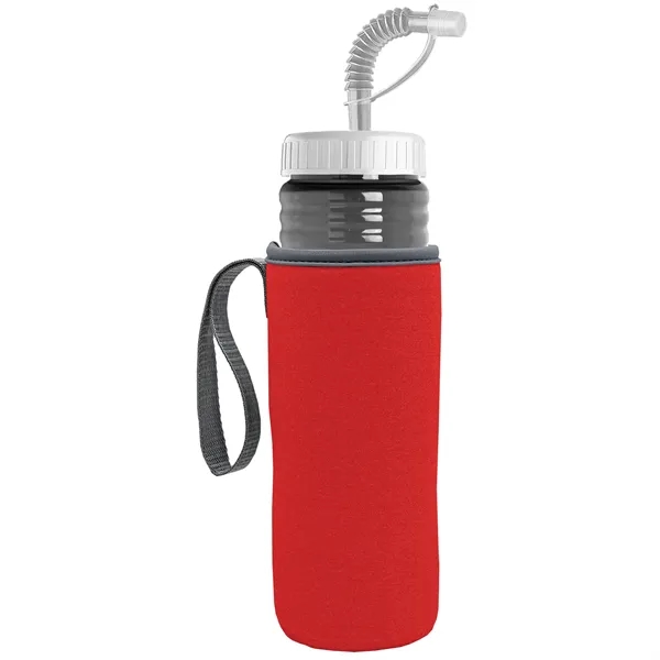Garyline® Lifeguard Bottle with Straw Lid and Insulated C...... from ASI 40480 Koozie Group