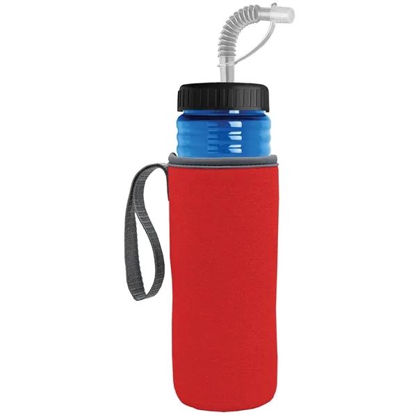 Garyline® Lifeguard Bottle with Straw Lid and Insulated C...... from ASI 40480 Koozie Group