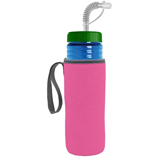 Garyline® Lifeguard Bottle with Straw Lid and Insulated C...... from ASI 40480 Koozie Group