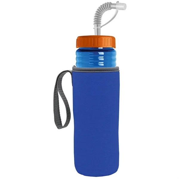 Garyline® Lifeguard Bottle with Straw Lid and Insulated C...... from ASI 40480 Koozie Group