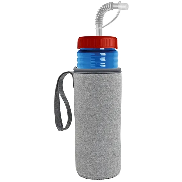 Garyline® Lifeguard Bottle with Straw Lid and Insulated C...... from ASI 40480 Koozie Group