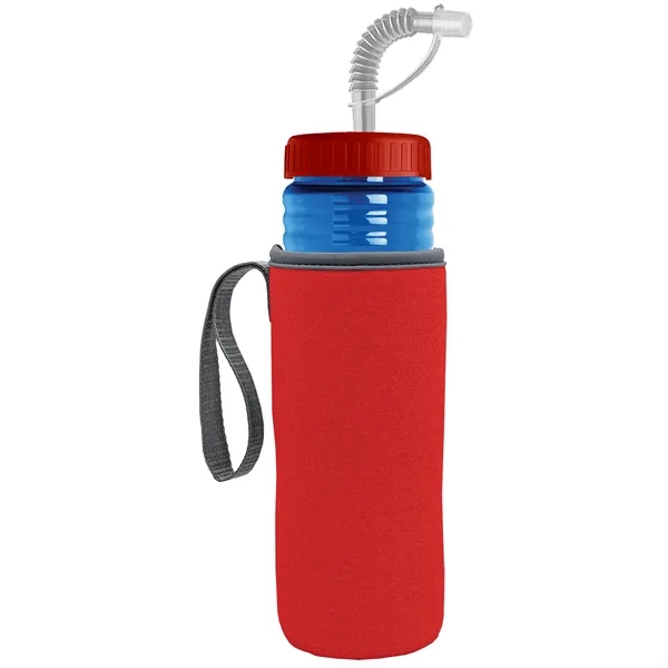 Garyline® Lifeguard Bottle with Straw Lid and Insulated C...... from ASI 40480 Koozie Group
