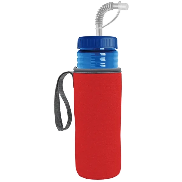 Garyline® Lifeguard Bottle with Straw Lid and Insulated C...... from ASI 40480 Koozie Group