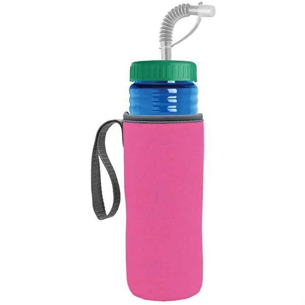 Garyline® Lifeguard Bottle with Straw Lid and Insulated C...... from ASI 40480 Koozie Group