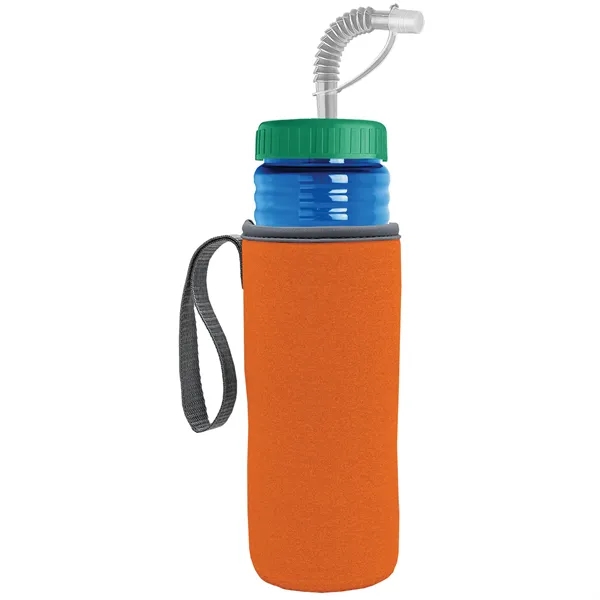 Garyline® Lifeguard Bottle with Straw Lid and Insulated C...... from ASI 40480 Koozie Group