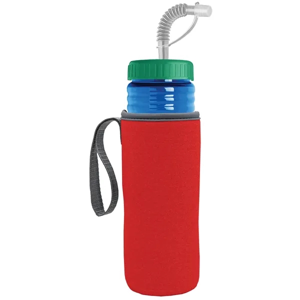 Garyline® Lifeguard Bottle with Straw Lid and Insulated C...... from ASI 40480 Koozie Group