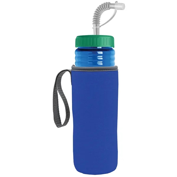 Garyline® Lifeguard Bottle with Straw Lid and Insulated C...... from ASI 40480 Koozie Group
