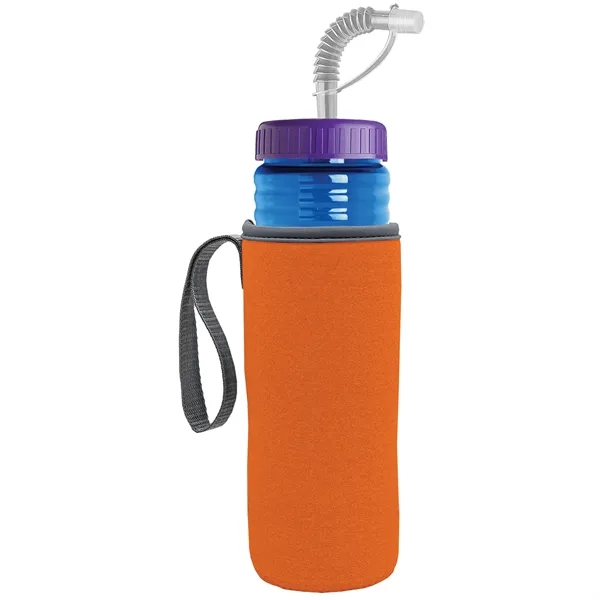 Garyline® Lifeguard Bottle with Straw Lid and Insulated C...... from ASI 40480 Koozie Group