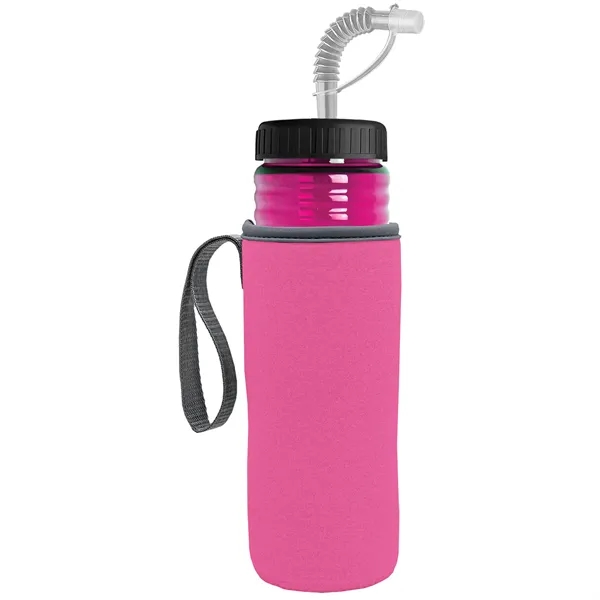 Garyline® Lifeguard Bottle with Straw Lid and Insulated C...... from ASI 40480 Koozie Group
