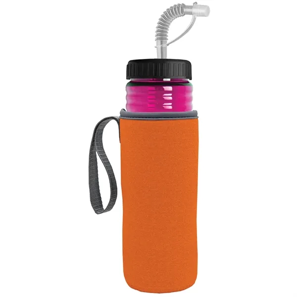 Garyline® Lifeguard Bottle with Straw Lid and Insulated C...... from ASI 40480 Koozie Group
