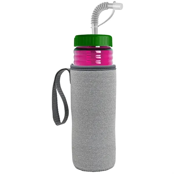 Garyline® Lifeguard Bottle with Straw Lid and Insulated C...... from ASI 40480 Koozie Group