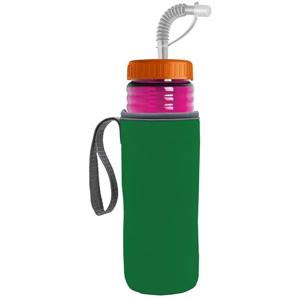 Garyline® Lifeguard Bottle with Straw Lid and Insulated C...... from ASI 40480 Koozie Group