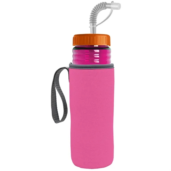 Garyline® Lifeguard Bottle with Straw Lid and Insulated C...... from ASI 40480 Koozie Group