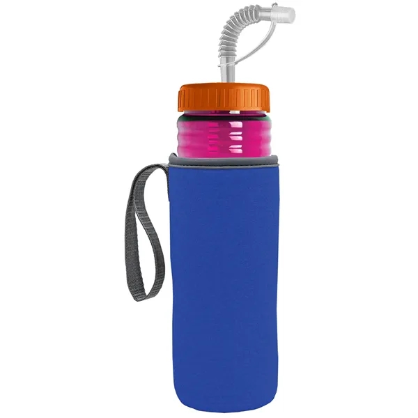 Garyline® Lifeguard Bottle with Straw Lid and Insulated C...... from ASI 40480 Koozie Group