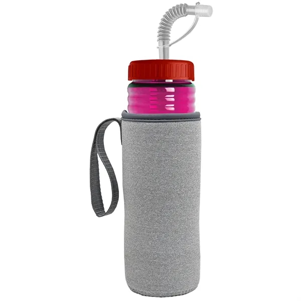 Garyline® Lifeguard Bottle with Straw Lid and Insulated C...... from ASI 40480 Koozie Group