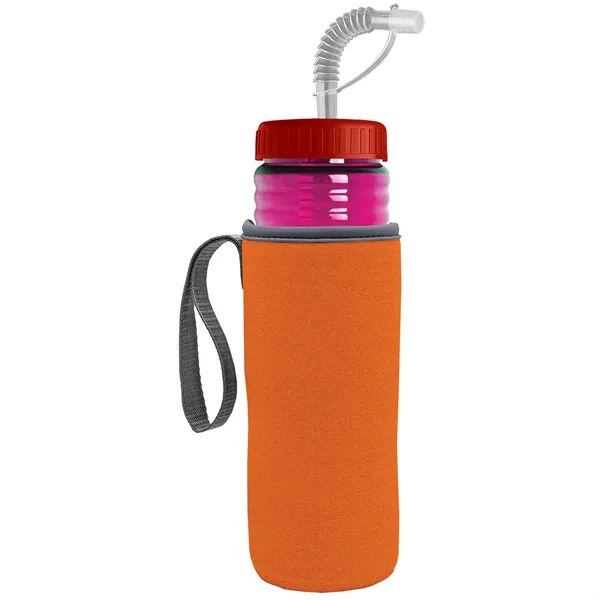 Garyline® Lifeguard Bottle with Straw Lid and Insulated C...... from ASI 40480 Koozie Group