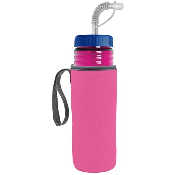 Garyline® Lifeguard Bottle with Straw Lid and Insulated C...... from ASI 40480 Koozie Group