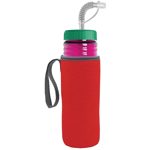 Garyline® Lifeguard Bottle with Straw Lid and Insulated C...... from ASI 40480 Koozie Group