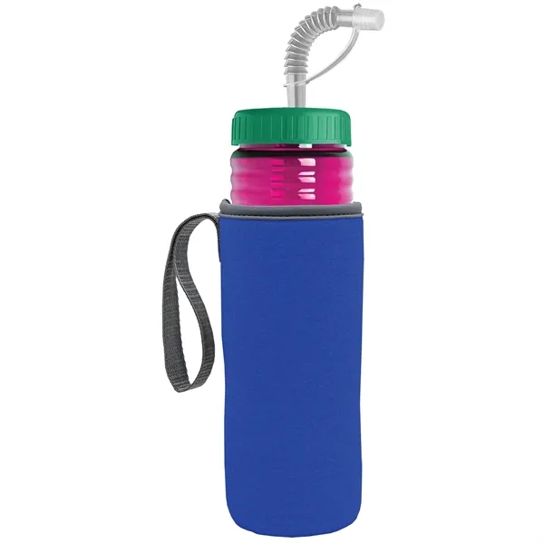 Garyline® Lifeguard Bottle with Straw Lid and Insulated C...... from ASI 40480 Koozie Group