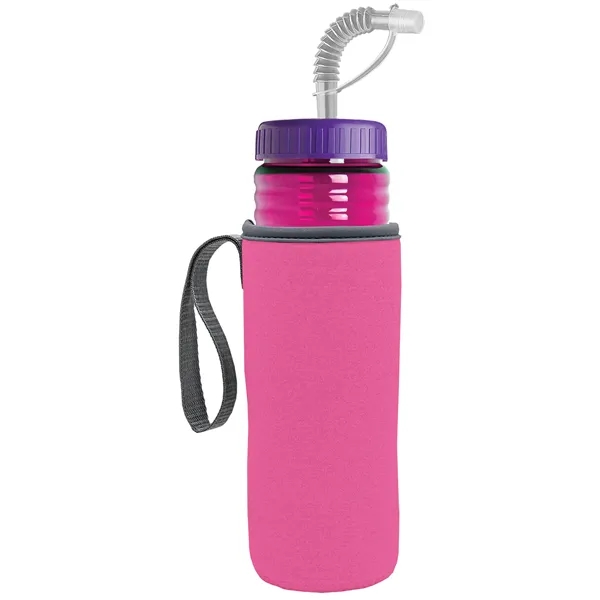 Garyline® Lifeguard Bottle with Straw Lid and Insulated C...... from ASI 40480 Koozie Group