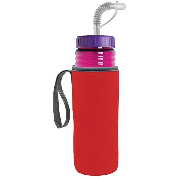 Garyline® Lifeguard Bottle with Straw Lid and Insulated C...... from ASI 40480 Koozie Group