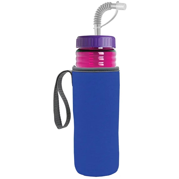 Garyline® Lifeguard Bottle with Straw Lid and Insulated C...... from ASI 40480 Koozie Group